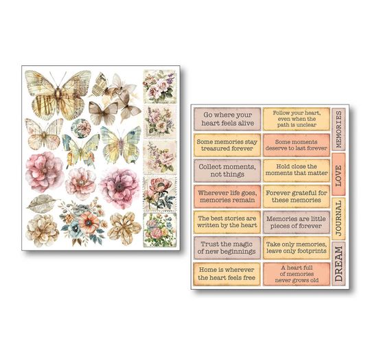 Art Stickers Ciao Bella "Lost in Time", 14 x 12 cm