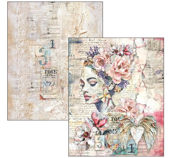 Mixed Media Book Ciao Bella "The Sound of Spring"