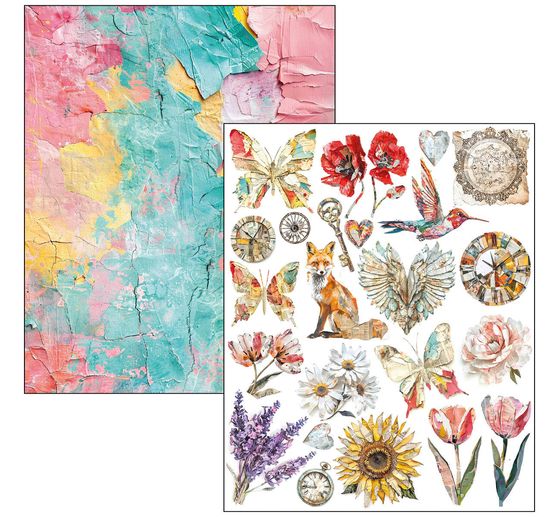 Mixed Media Book Ciao Bella "The Sound of Spring"
