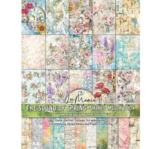 Mixed Media Book Ciao Bella "The Sound of Spring"