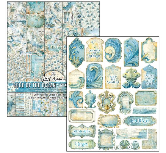Mixed Media Book Ciao Bella "Edge of the Ocean"