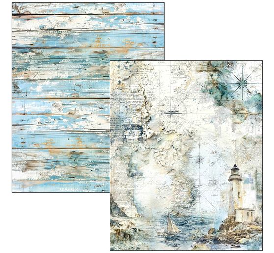 Mixed Media Book Ciao Bella "Edge of the Ocean"