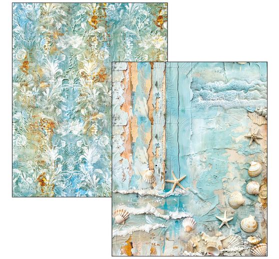 Mixed Media Book Ciao Bella "Edge of the Ocean"