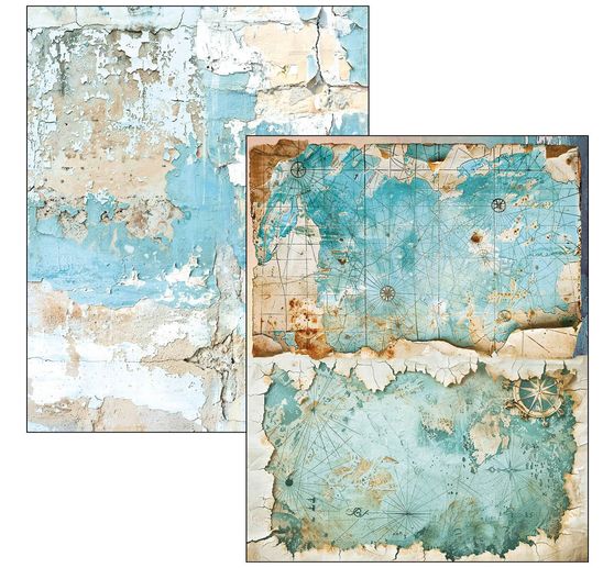 Mixed Media Book Ciao Bella "Edge of the Ocean"