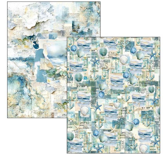 Mixed Media Book Ciao Bella "Edge of the Ocean"