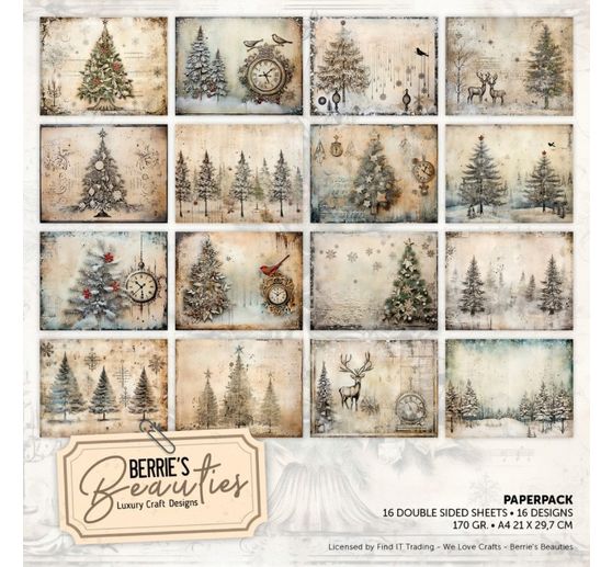 Set di carta "Christmas Trees"