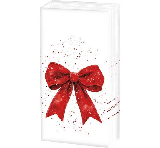 Paper handkerchiefs "Red bow"
