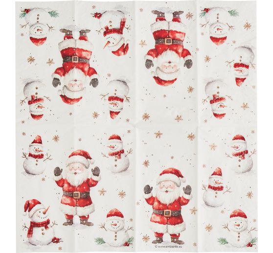 Fazzoletti di carta "Babbo Natale nella neve"