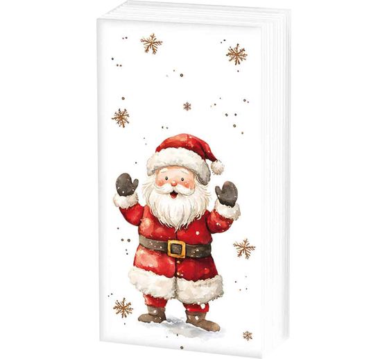 Fazzoletti di carta "Babbo Natale nella neve"