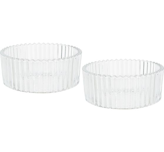Vasetto per candele VBS "Maxi", scanalato
