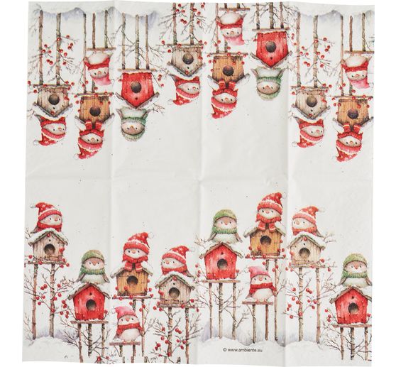 Paper handkerchiefs "Bird quartet"