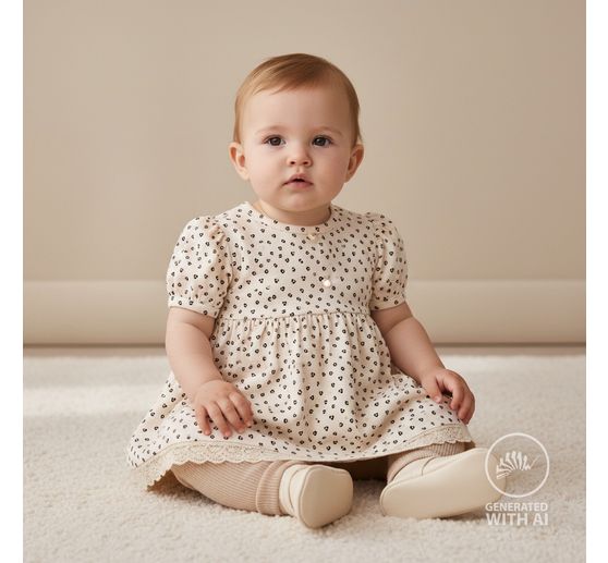 Tessuto jersey a coste "Leopard Sand"