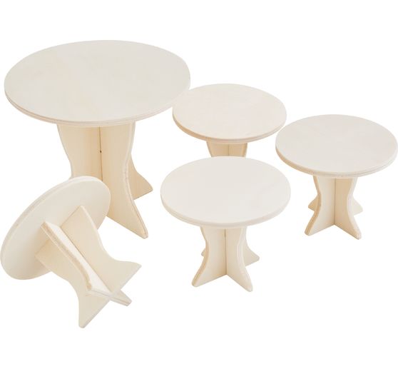 Set tavolo e sedie VBS "Rotondo", 5 pezzi