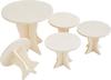 Set tavolo e sedie VBS "Rotondo", 5 pezzi