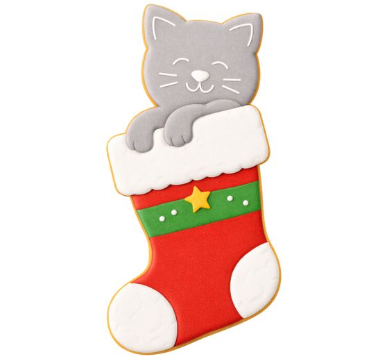 Tagliabiscotti "Gatto nel calzino"