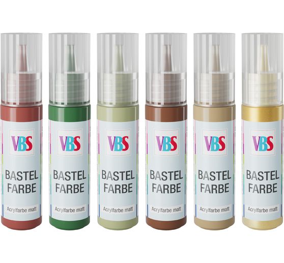 Set di colori per lavoretti VBS "Xmas-Soul", 6 x 20 ml