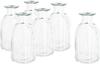 Vaso in vetro VBS XXL, scanalato, 6 pezzi