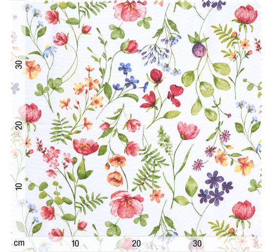 Tessuto decorativo in lino "Floralis"