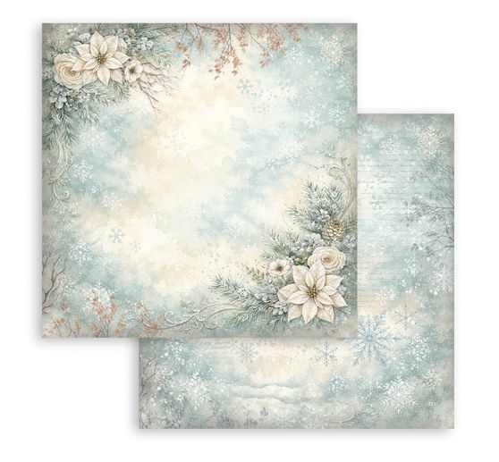 Stamperia Scrapbook block "White Christmas Backgrounds"