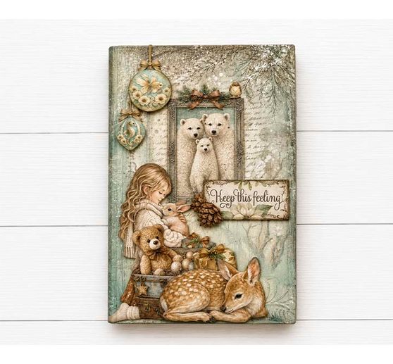 Washi pad Stamperia "White Christmas"