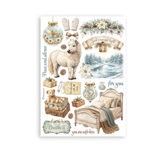 Washi pad Stamperia "White Christmas"