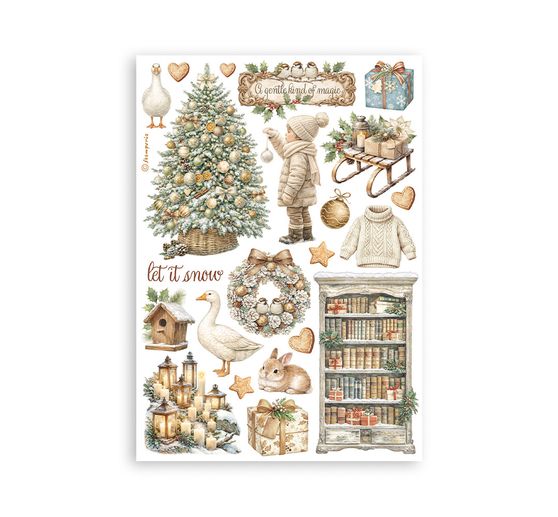 Washi pad Stamperia "White Christmas"
