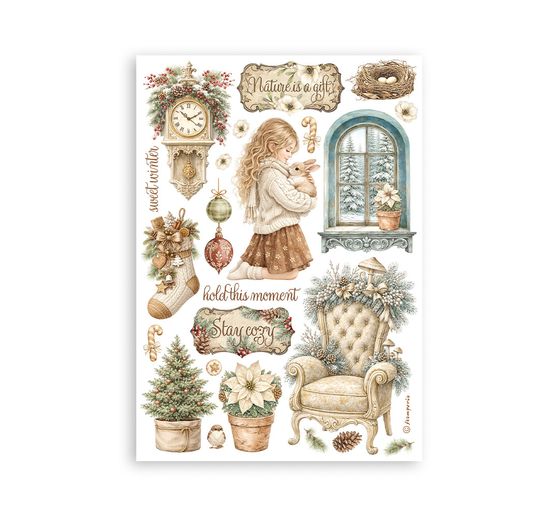 Washi pad Stamperia "White Christmas"