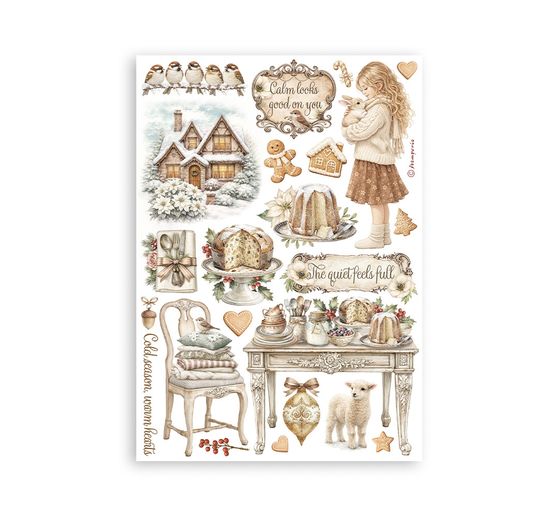 Washi pad Stamperia "White Christmas"