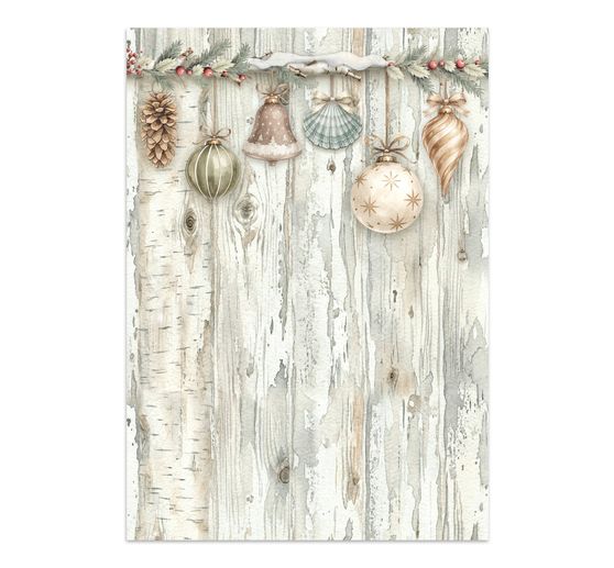 A5 Junk Journal Focus Points Stamperia "White Christmas"
