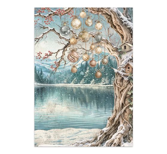 A5 Junk Journal Focus Points Stamperia "White Christmas"
