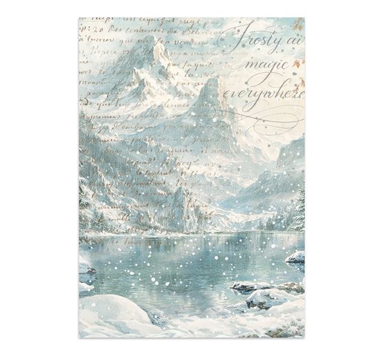 A5 Junk Journal Focus Points Stamperia "White Christmas"