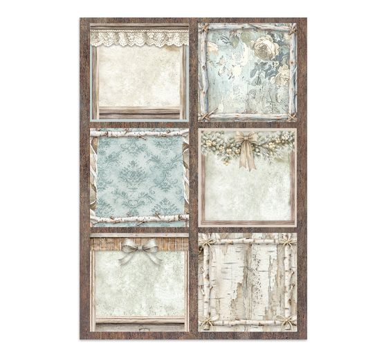 A5 Junk Journal Focus Points Stamperia "White Christmas"