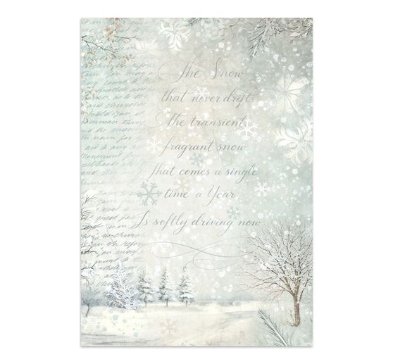 A5 Junk Journal Focus Points Stamperia "White Christmas"