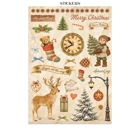 Junk Journal Book Stamperia "Silent Night"