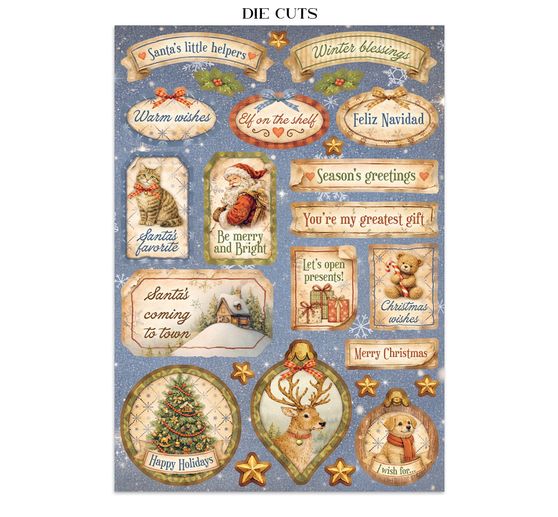 Junk Journal Book Stamperia "Silent Night"