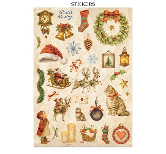 Junk Journal Book Stamperia "Silent Night"