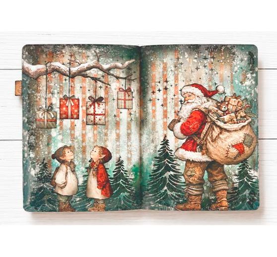 Assortimento di Rub On XL Stamperia "Silent Night"