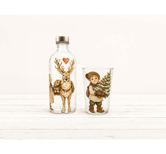 Assortimento di Rub On XL Stamperia "Silent Night"
