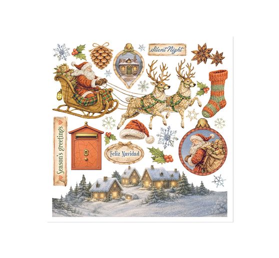 Stamperia Rub On assortment "Silent Night"