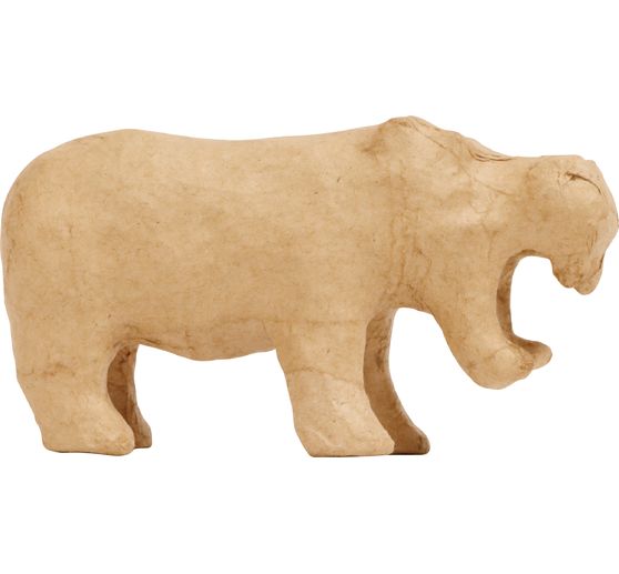 Ippopotamo, cartapesta