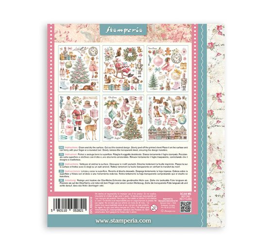 Assortimento di Rub On XL Stamperia "Winter Magic"