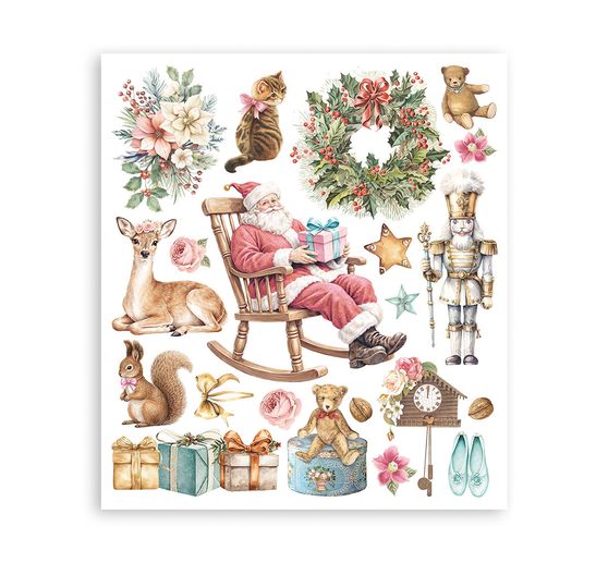 Assortimento di Rub On XL Stamperia "Winter Magic"