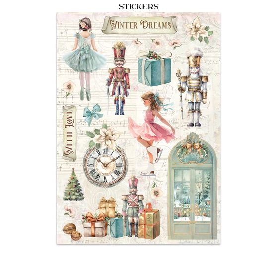 Junk Journal Book Stamperia "Winter Magic"