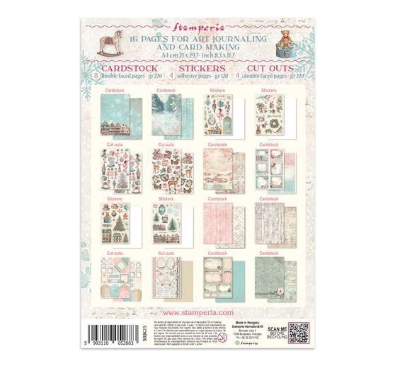 Junk Journal Book Stamperia "Winter Magic"