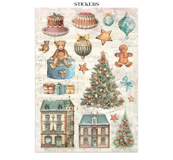 Junk Journal Book Stamperia "Winter Magic"