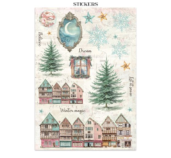 Junk Journal Book Stamperia "Winter Magic"