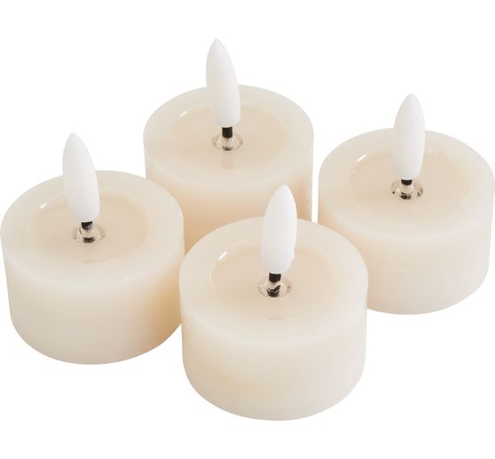 LED real wax tea lights