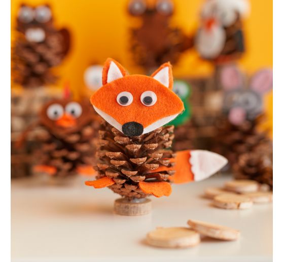 Set creativo VBS "Animali con pigne"