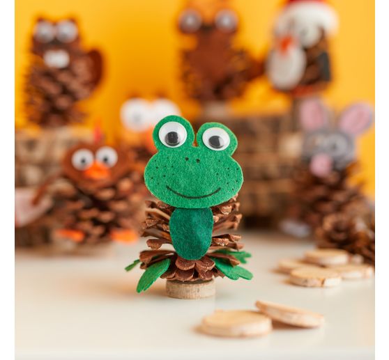 Set creativo VBS "Animali con pigne"