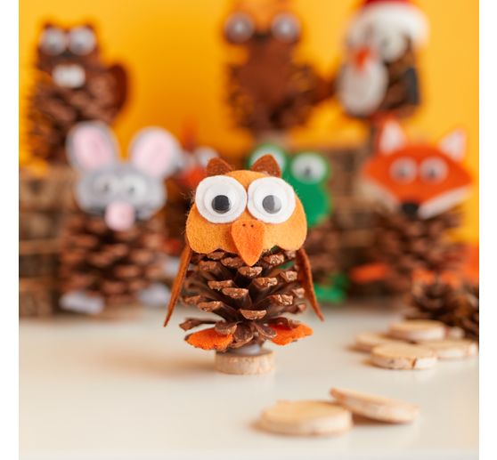 Set creativo VBS "Animali con pigne"